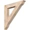 Ekena Millwork Traditional Traditional Smooth Bracket, Douglas Fir, 5 1/2"W x 38"D x 38"H BKT06X38X38TRA01SDF - alternate 1